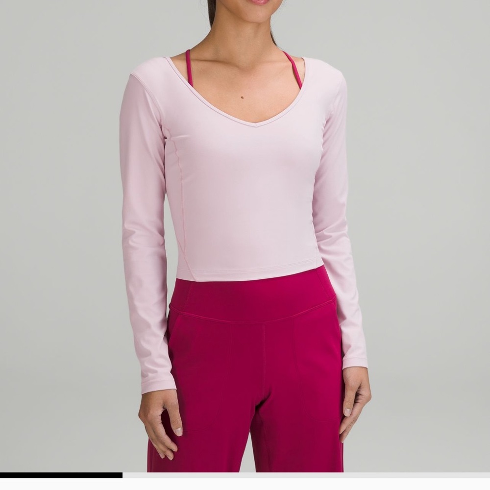 long sleeve align top